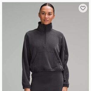 Womens Lululemon Brushed Softstream Half Zip Size 4